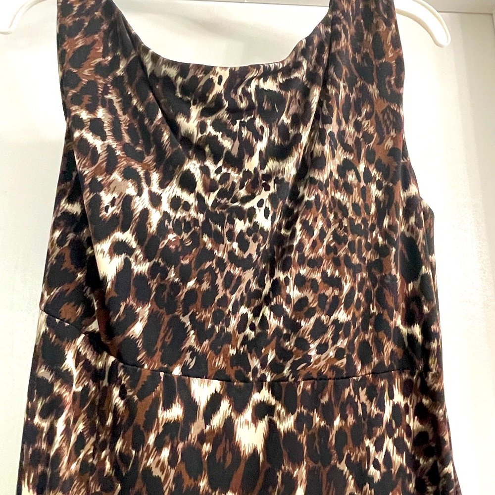Leopard print dress.  Size 10P.